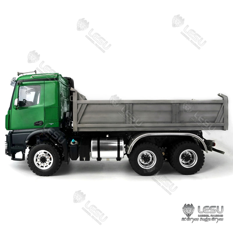 LESU 1/14 3348 6X6 3Axles RC Hydraulic Dumper Truck With KABOLITE K3363 Cabin