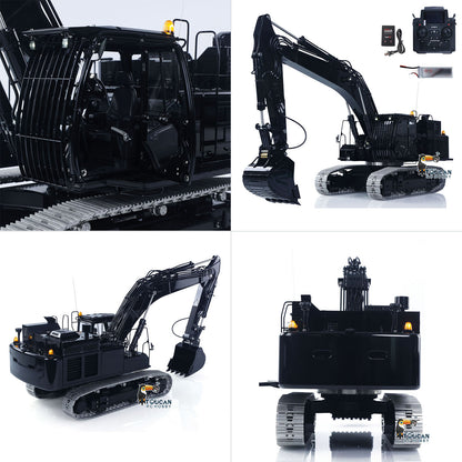LESU Aoue ZX490 Metal 1/14 Remote Control Hydraulic Excavator Upgraded Heavy RC Digger Flysky Paladin PL18EV Lite Sound Smoke