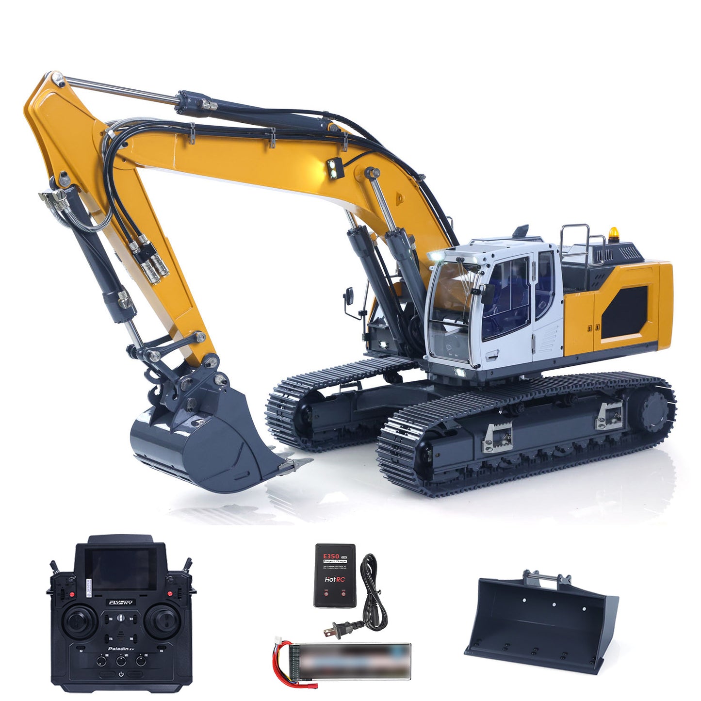 Shipping 1:14 Hydraulic RC Excavator for Remote Control 945 5CH Reversing Valve