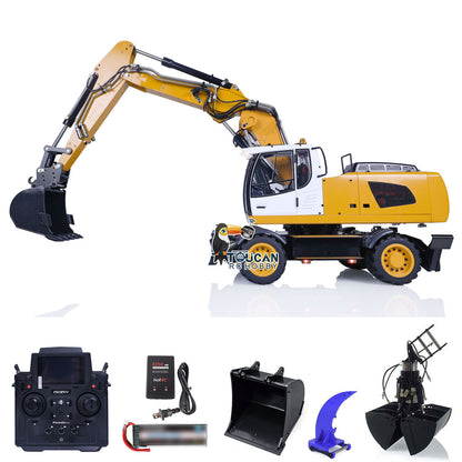 1/14 R946 Hydraulic RC Excavator 946-3 Wheeled Digger With PL18EV Controller