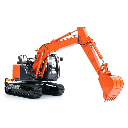 SFROG ZX135US LITE Metal Digger 1/14 RC Hydraulic Excavator 3CH Valve 3.5-4MPA Pump Manual Quick Coupler ST8 Radio Light Sound