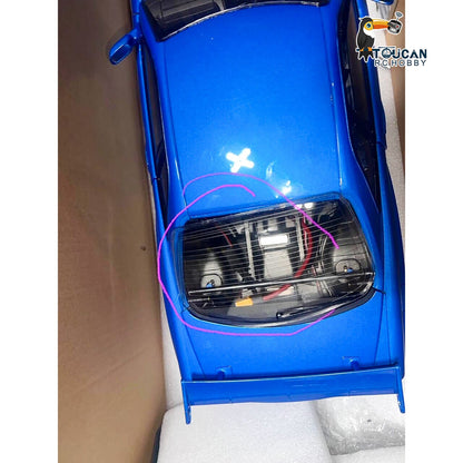 Second Hand US Stock Capo 1/8 4WD High-speed RC Racing Car R34 Metal 4x4 RTR Drift Cars Sound Smoking