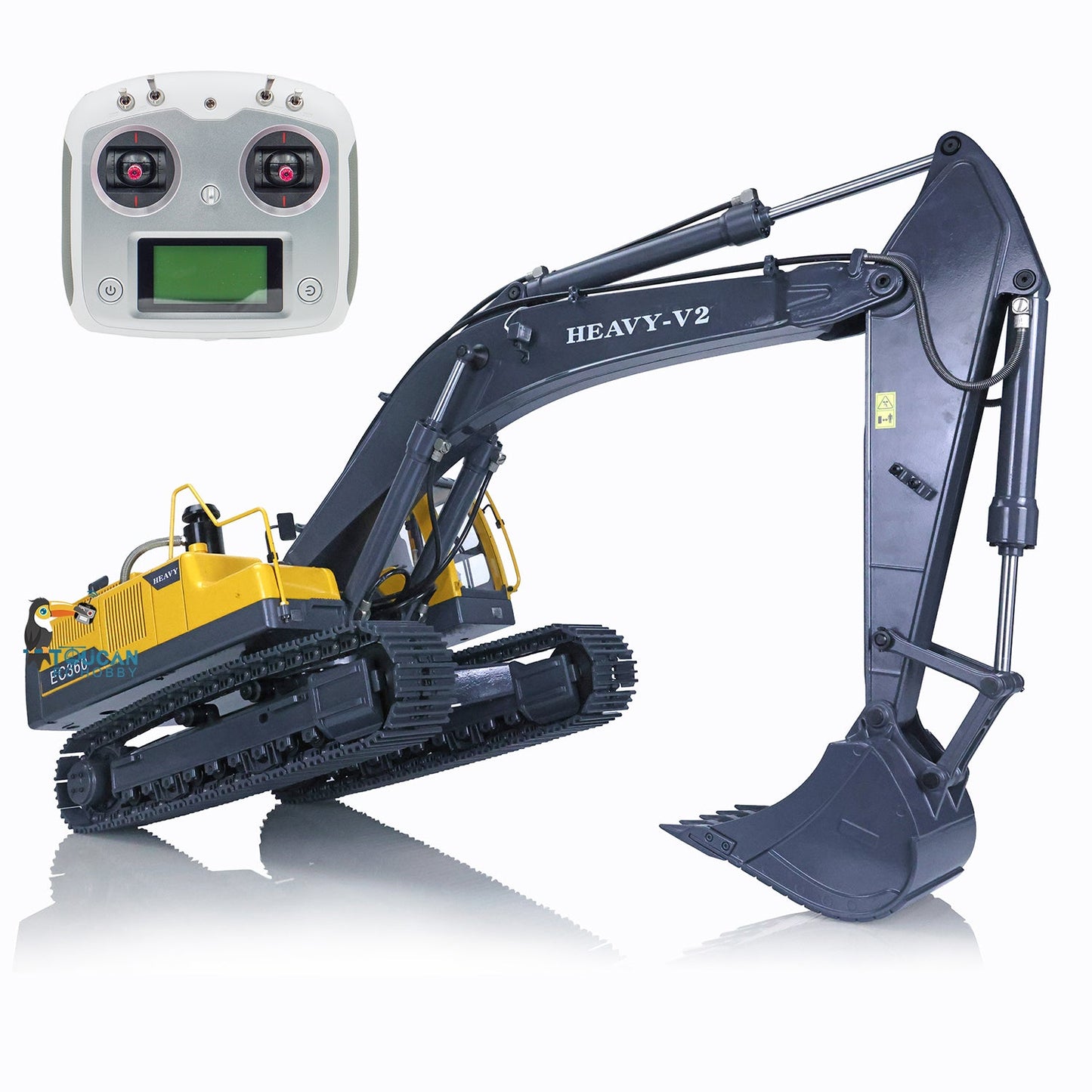 IN STOCK JDModel 1/14 360L EC360 V2 RC Hydraulic Excavator