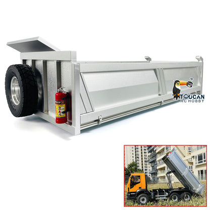 Godet en métal pour camion à benne basculante hydraulique RC 1/14 4x4 6x6 8x8