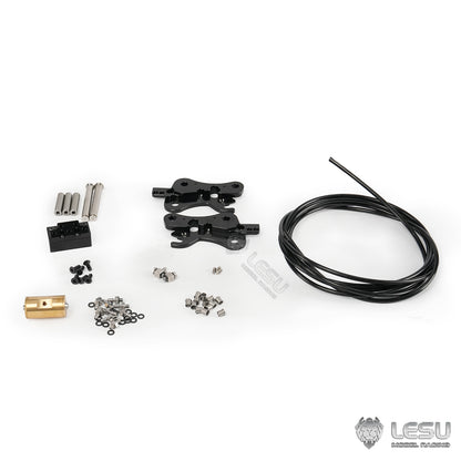 Metal Hydraulic Quick Coupler C0096 for LR956 ZX490 1/14 LESU Remote Control Hydraulic Excavator Model DIY Construction Vehicles