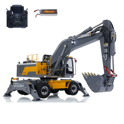 1/14 LESU RC Hydraulic Wheeled Excavator Aoue ET30H teshulianjie