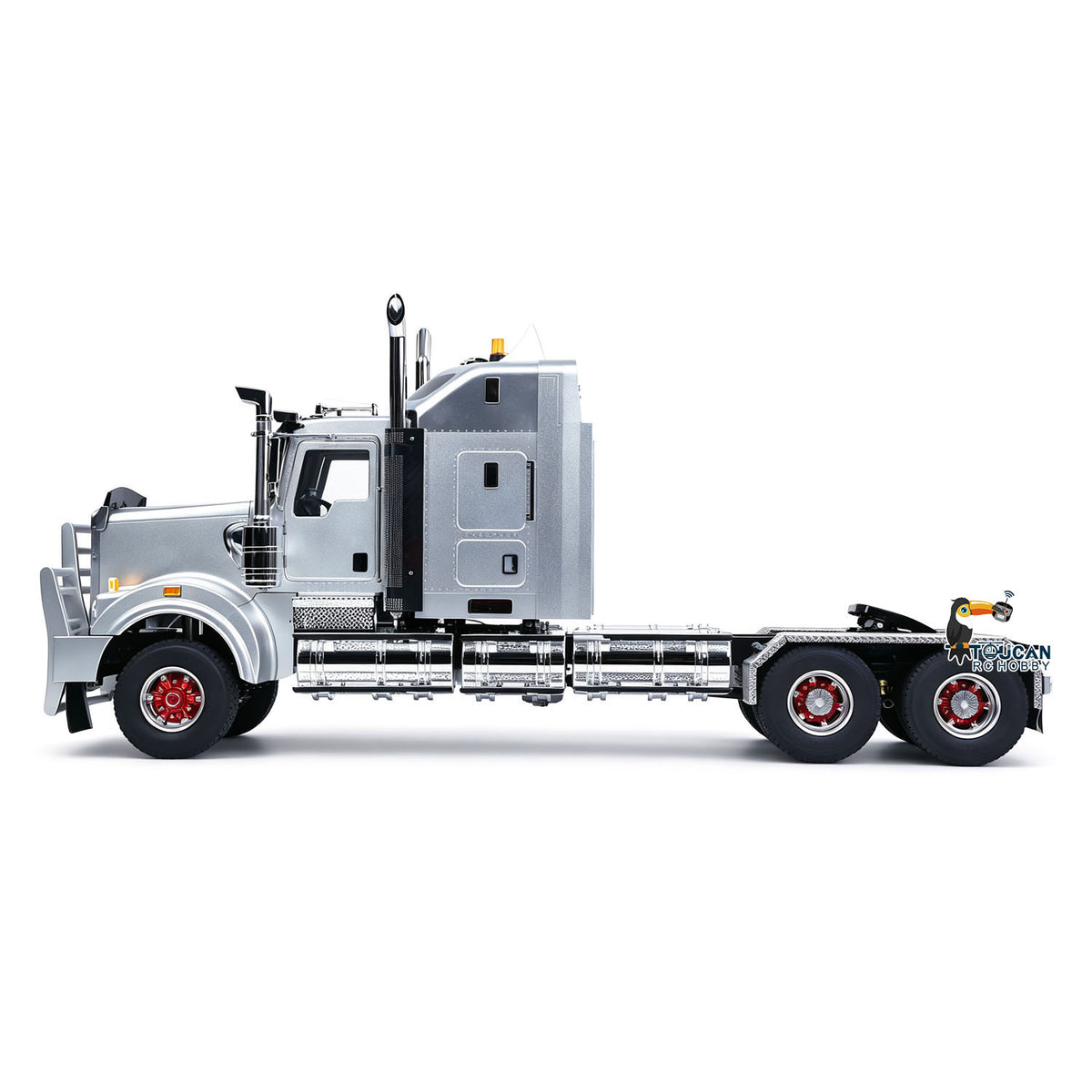 JDM 518K 6x4 1/14 Metal Remote Control Tractor Truck C509 2 Speed Gearbox RC Lorry Car Motor ESC Light Sound System RTR Model