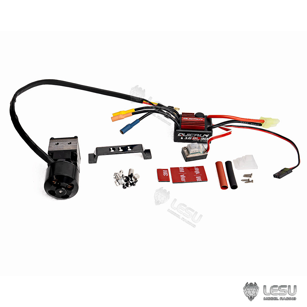 LESU Hydraulic Oil Cylinder System Pump Urea Cans Brushless ESC for RC Model