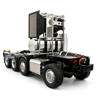 TOUCAN RC HOBBY LESU Metal RC Assembled Heavy-duty Chassis for 1/14 Scale 1851 3363 Tractor Truck 3 Speed Transmission Highline Equipment Rack Truck UpgradeParts