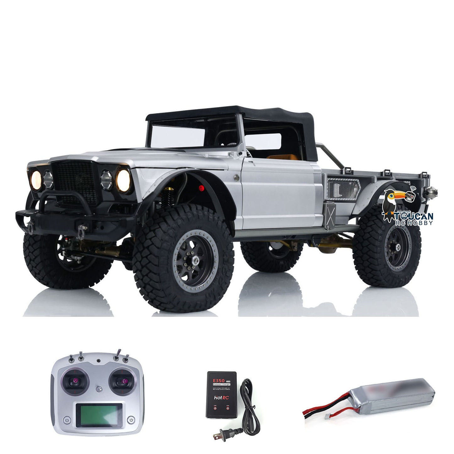 RTR TWOLF 1/10 M715 RC Metall Crawler Offroad-Kletter-Truck