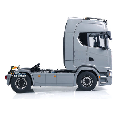 Metal Chassis Fifth Wheel 4X4 1/14 3Speed Radio Control Tractor Truck 770S Axle Locks Brushed ESC Motor Light System No Battery