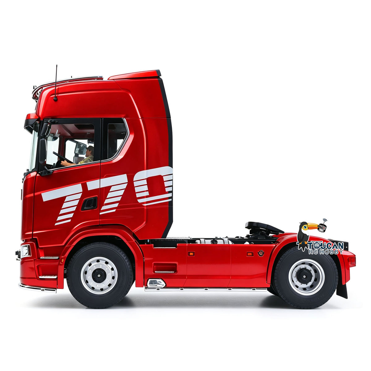 US Stock Kabolite K770S-100 1/14 4x2 RC Tractor Truck RTR with 2-Speed Transmission FS L12 Remote Controller LED Lights Sound System