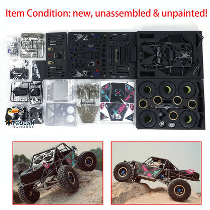 IN STOCK Capo 1/8 RC Crawler Car U4 CD1582X Remote Control Racing Vehicles KIT