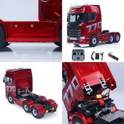 ONLY ONE Fast Shipping KABOLITE 1/14 770S 100 RC Tractor Truck 6x6 Remote Control Lorry Car 2Speed Gearbox Differential Lock Battery Radio RTR Model