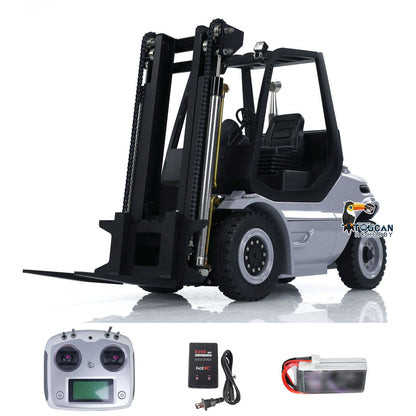 AUF LAGER 1/14 Metall LESU Montiert Painted RC RTR Gabelstapler Licht Sound