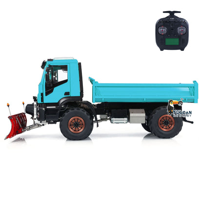 1:14 Hydraulic RC Dump Truck 4x4 Radio Control Tipper With Snow Blade