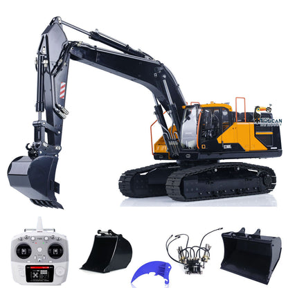 MTM 1/14 EC380 RC 2 Arms PNP Metal Hydraulic Tracked Excavator Digger With Ripper Tiltable Bucket