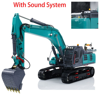 IN STOCK 1/14 LESU SK5LC RC Hydraulic Painted Assembled Excavator B0018 With Sound System Smoke Quick Coupler