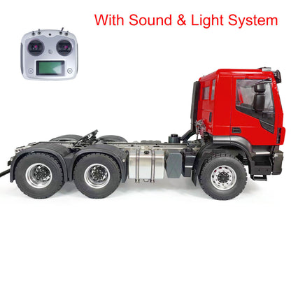 1/14 Metall 6x4 PNP RC Sattelzugmaschine mit Sound-Licht-System