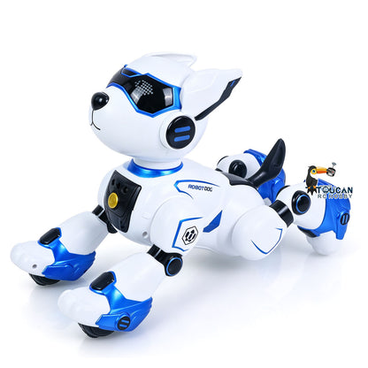 JJRC Interactive RC Robot Dog R27 with Voice Commands Remote Control Gesture Sensor Touch Function Multiple Actions Music Dance
