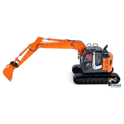 SFROG ZX135US LITE Metal Digger 1/14 RC Hydraulic Excavator 3CH Valve 3.5-4MPA Pump Manual Quick Coupler ST8 Radio Light Sound