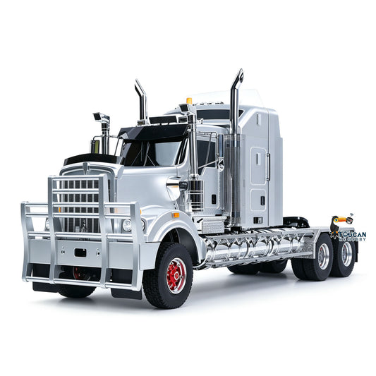 JDM 518K 6x4 1/14 Metal Remote Control Tractor Truck C509 2 Speed Gearbox RC Lorry Car Motor ESC Light Sound System RTR Model