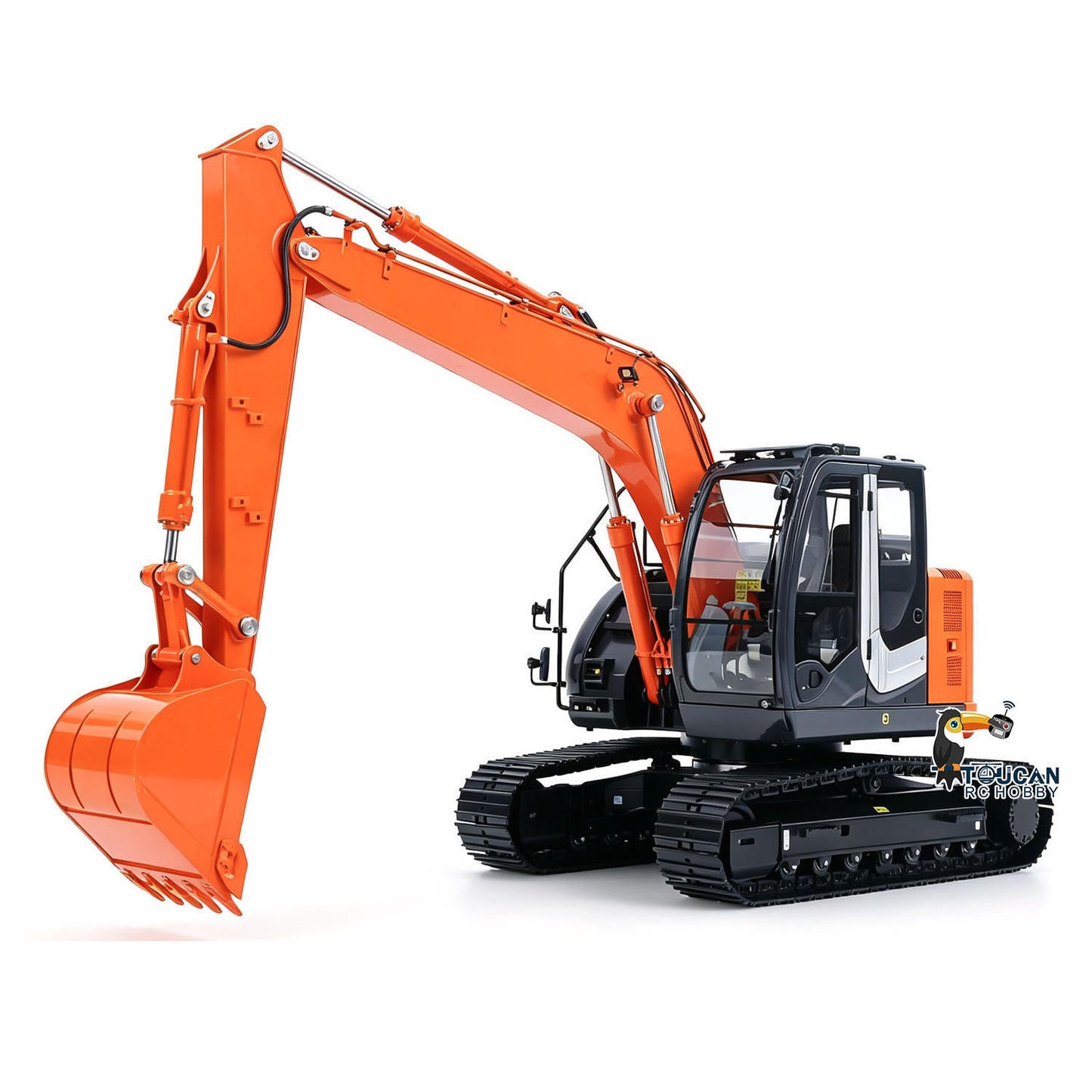 SFROG ZX135US LITE Metal Digger 1/14 RC Hydraulic Excavator 3CH Valve 3.5-4MPA Pump Manual Quick Coupler ST8 Radio Light Sound