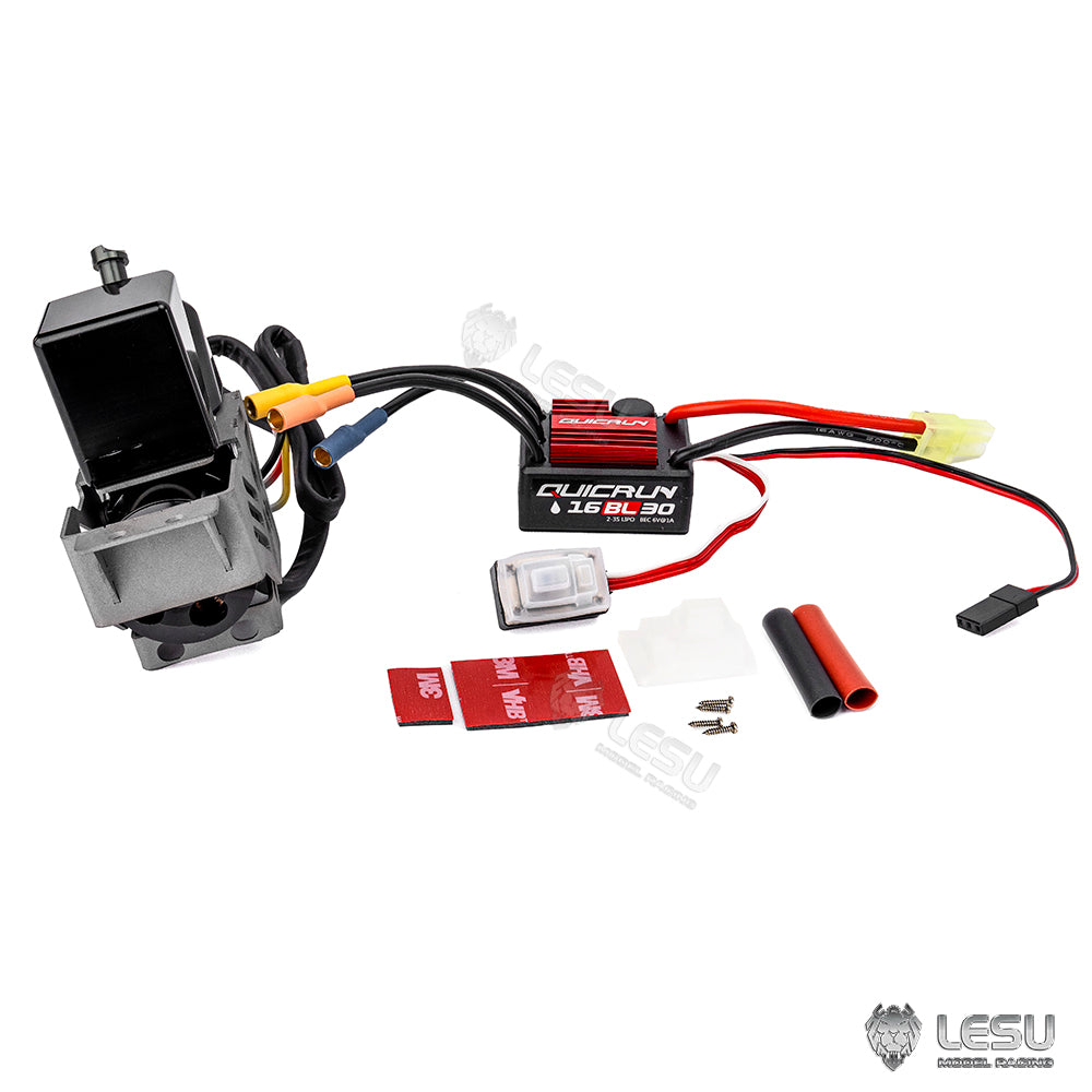 LESU Hydraulic Oil Cylinder System Pump Urea Cans Brushless ESC for RC Model