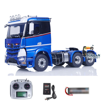 EN STOCK LESU 1/14 6x6 RC Tracteur Camion RTR Voiture Télécommandée