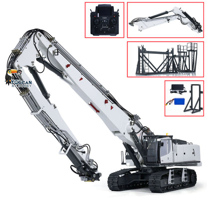 CUT 1/14 K970-300 2 Arme Lackiert Zusammengebaut Hydraulischer RTR RC Bagger Mit PL18EV Lite Sender