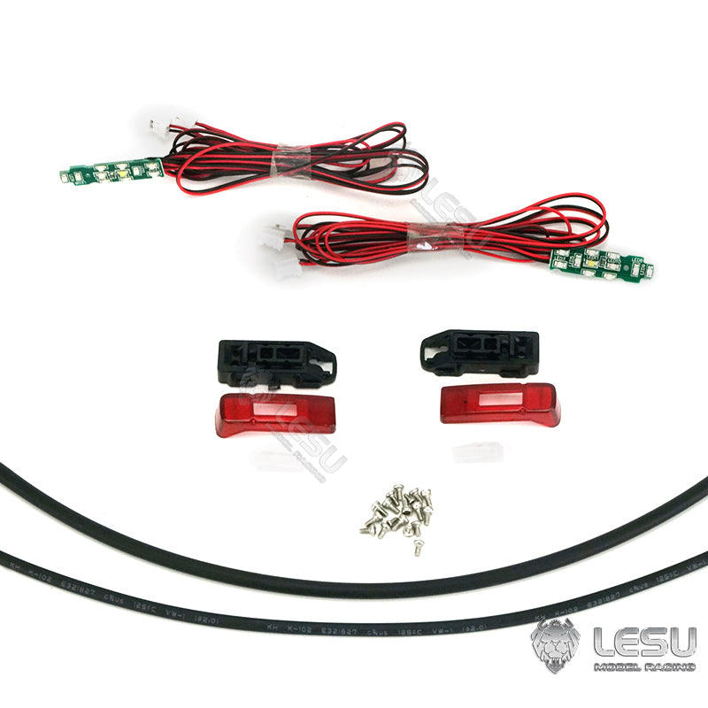 LESU Plastic Taillight LED for TAMIYA 1/14 RC Flatbed Tractor Model