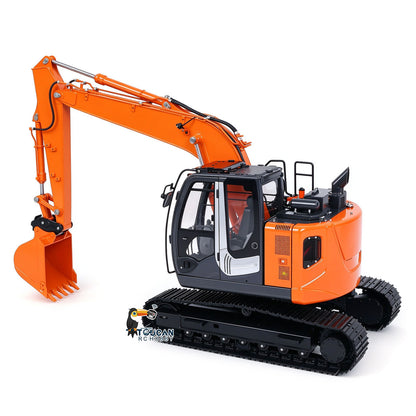 SFROG ZX135US LITE Metal Digger 1/14 RC Hydraulic Excavator 3CH Valve 3.5-4MPA Pump Manual Quick Coupler ST8 Radio Light Sound