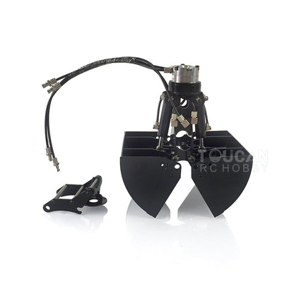 IN STOCK Metal Hydraulic Grab Bucket for 1/14 946 946-3 Tracked Wheeled RC Excavator