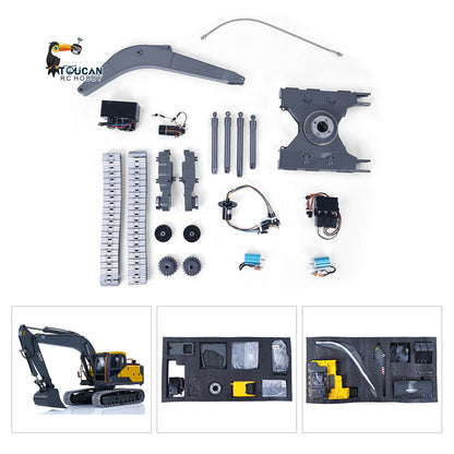 Double E EC160E KIT 1/14 Alloy RC Hydraulic Excavator Wireless Control Diggers Brushless Motor Engineering Vehicle Unassembled