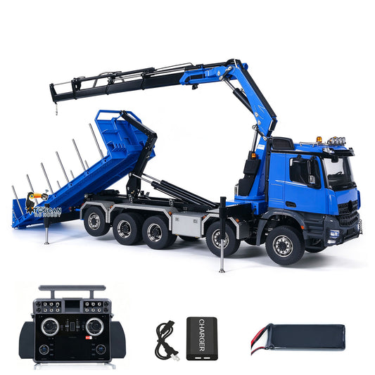 10x10 1/14 RC Hydraulikkran LKW Volldumper RTR XRLite Radio