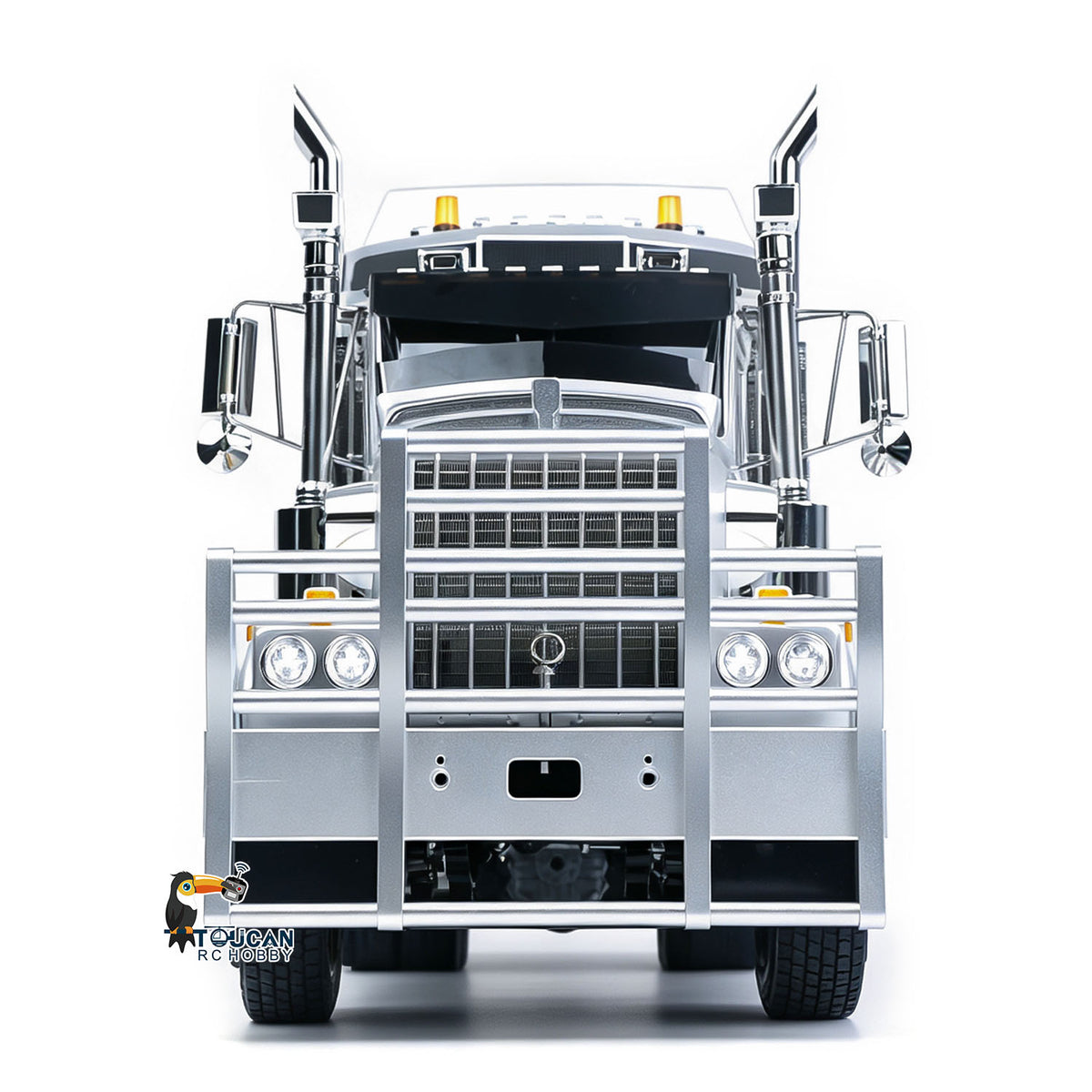 JDM 518K 6x4 1/14 Metal Remote Control Tractor Truck C509 2 Speed Gearbox RC Lorry Car Motor ESC Light Sound System RTR Model