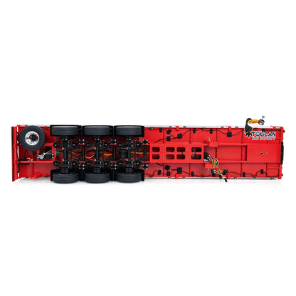 TOUCAN Painted 3-Axle Metal Semi Trailer Support Legs For 1/14 RC Tractor Truck Remote Control Lorry Car Model BM214 Forklift