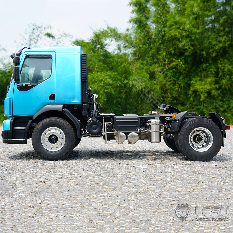 LESU Z0029 1/14 Metal 4x2 RC Tractor Truck with 2Speed Transmission Light Sound System for Construction Vehicle Enthusiast