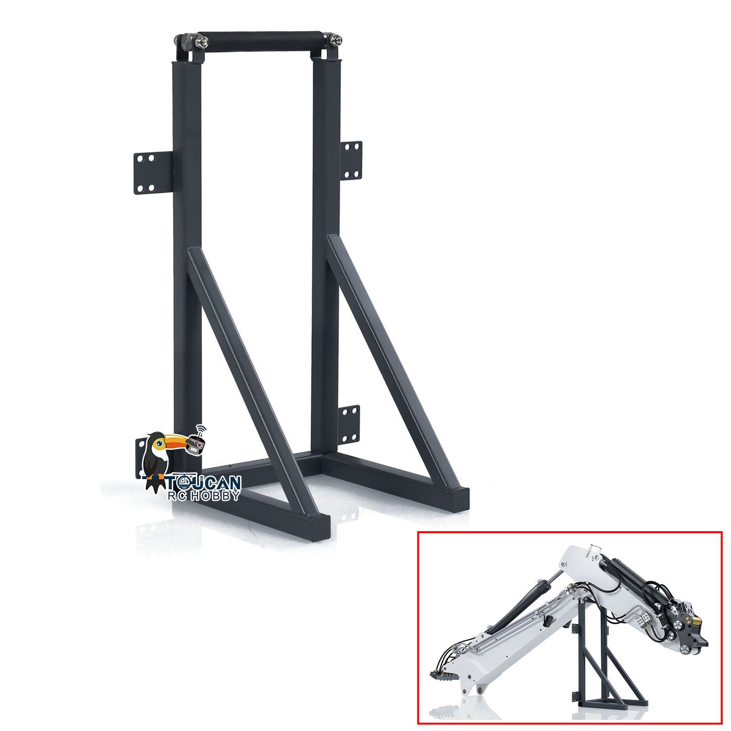 Metal Rack for 3 Arms 1/14 RC Hydraulic Excavator Model K970-301 CUT Model