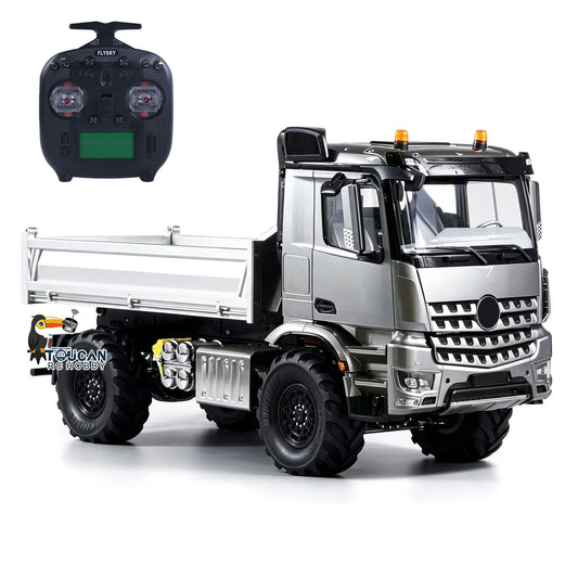 3363 MD 1/14 4x4 Metal Remote Control Hydraulic Dumper 2Speed Gearbox Differential Locks RC Tipper Model ST8 Radio Light Sound