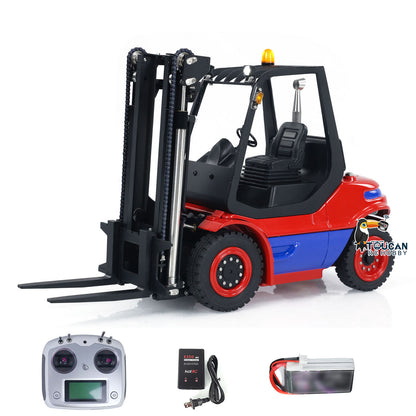 LESU 1/14 Hydraulic RC Forklift Remote Control Fork Lift Truck Transfer Car Model