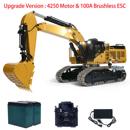 TOUCAN RC HOBBY 1/8 385CF Metal Hydraulic RC Excavator RTR 150KG Heavy Duty Remote Control Diggers Ready to Run Upgraded Version Models