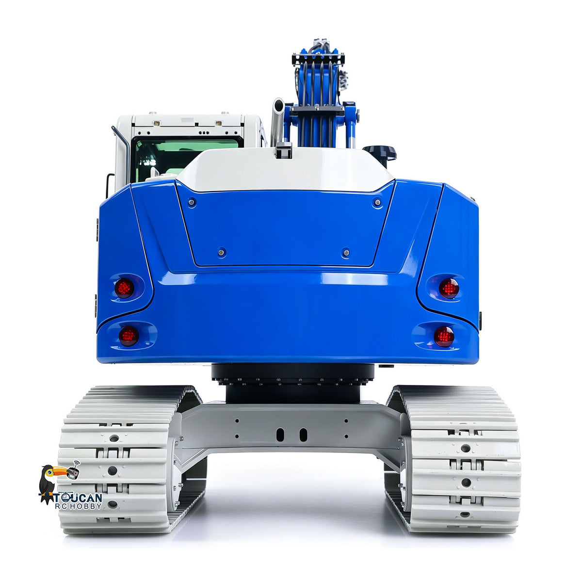 1/14 Metal 2Arms RC Hydraulic Tracked Excavator JDM-208 R920 Radio Control Digger Engineering Vehicle Sound System Battery