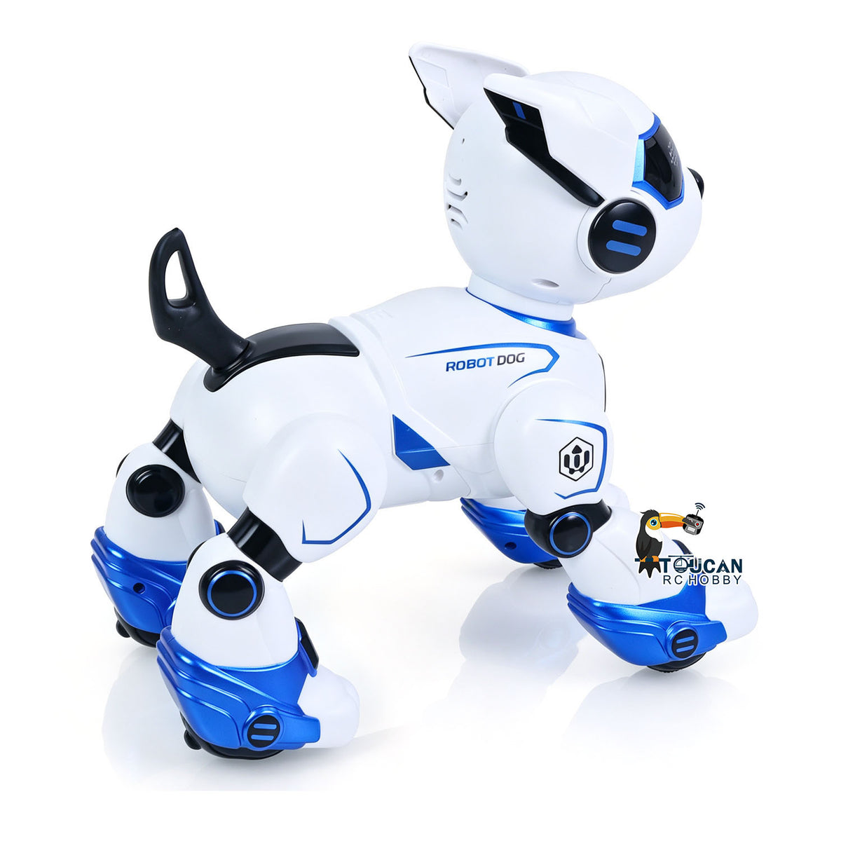 JJRC Interactive RC Robot Dog R27 with Voice Commands Remote Control Gesture Sensor Touch Function Multiple Actions Music Dance