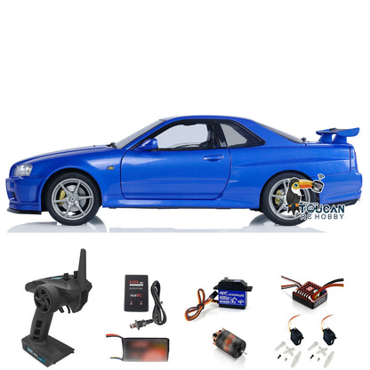 IN STOCK Capo 1/8 RTR 4x4 4WD R34 Assembled Painted RC Racing Drifting Car With Brushed Motor ESC