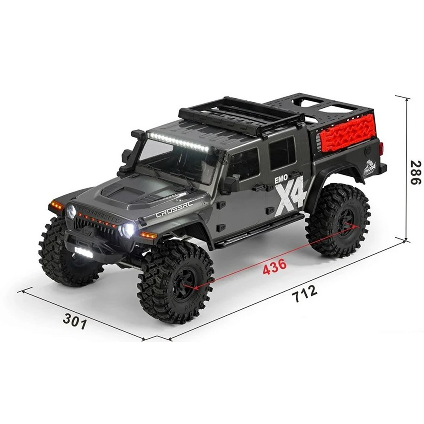 CORSSRC 1/8 RC 4WD EMO X4 Off-road Vehicle 4x4