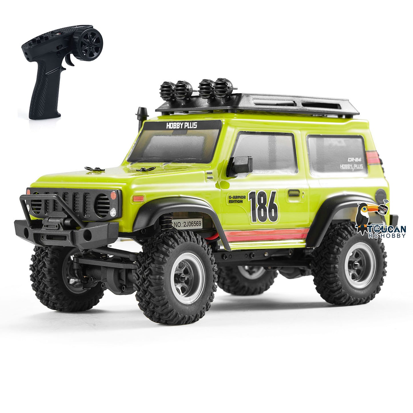 IN STOCK 1:24 4WD RC Rock Crawler Car 4x4 Mini Radio Control Climbing Off-road Vehicles