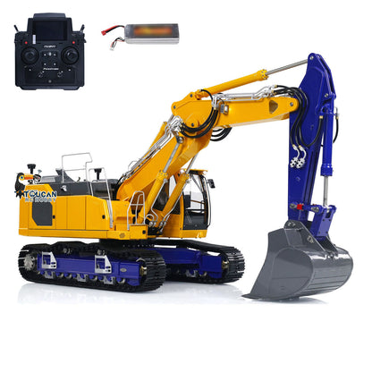 1/14 LESU RC Hydraulic Diggers LR945 3 Arms RTR Remote Control Excavator Model