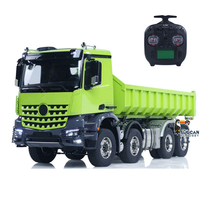 TOUCAN RC HOBBY LXY 1/14 8x8 Metal Hydraulic RC Dumper Tipper Car Radio Control Full Dump Trucks with Standard Bucket Hobby Model DIY PNP
