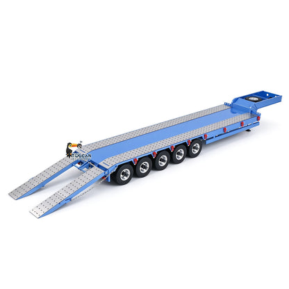 5 Axles Metal Semi-trailer for 1/14 RC Tractor Dumper
